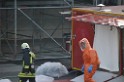 Einsatz BF Koeln Chemie im Hafen Godorf FF P13